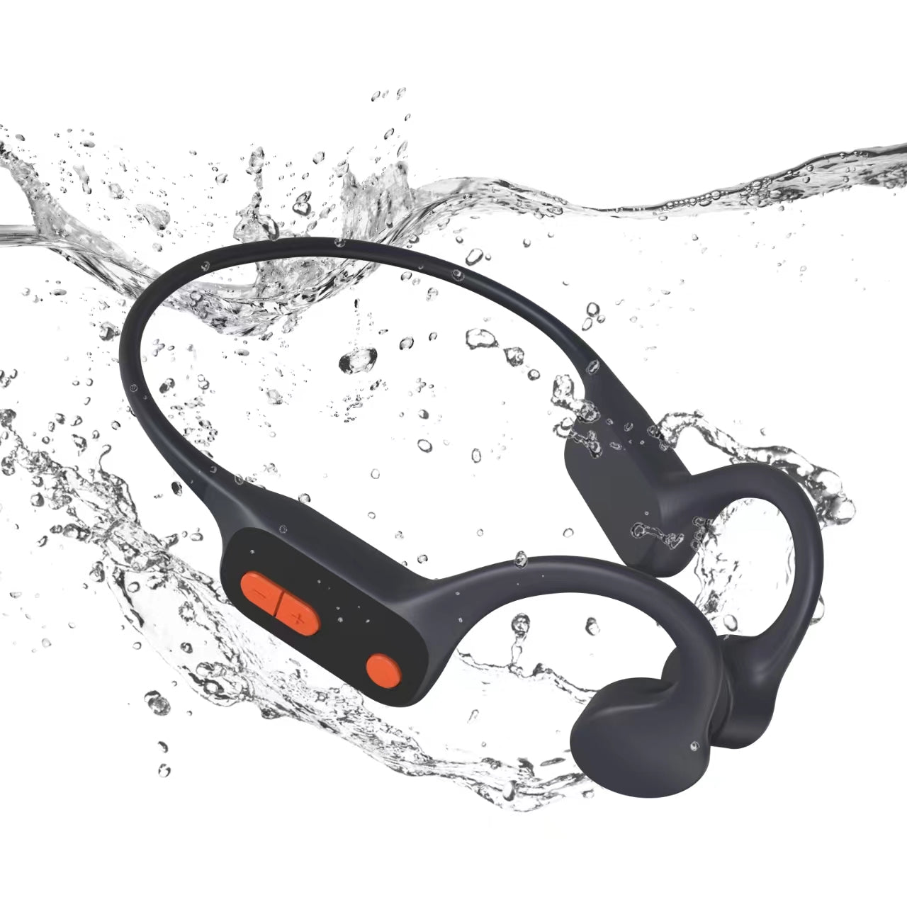 Tayogo Waterproof Bone Conduction Swimming MP3 Player,Bluetooth 5.4, 32GB Memory -W22