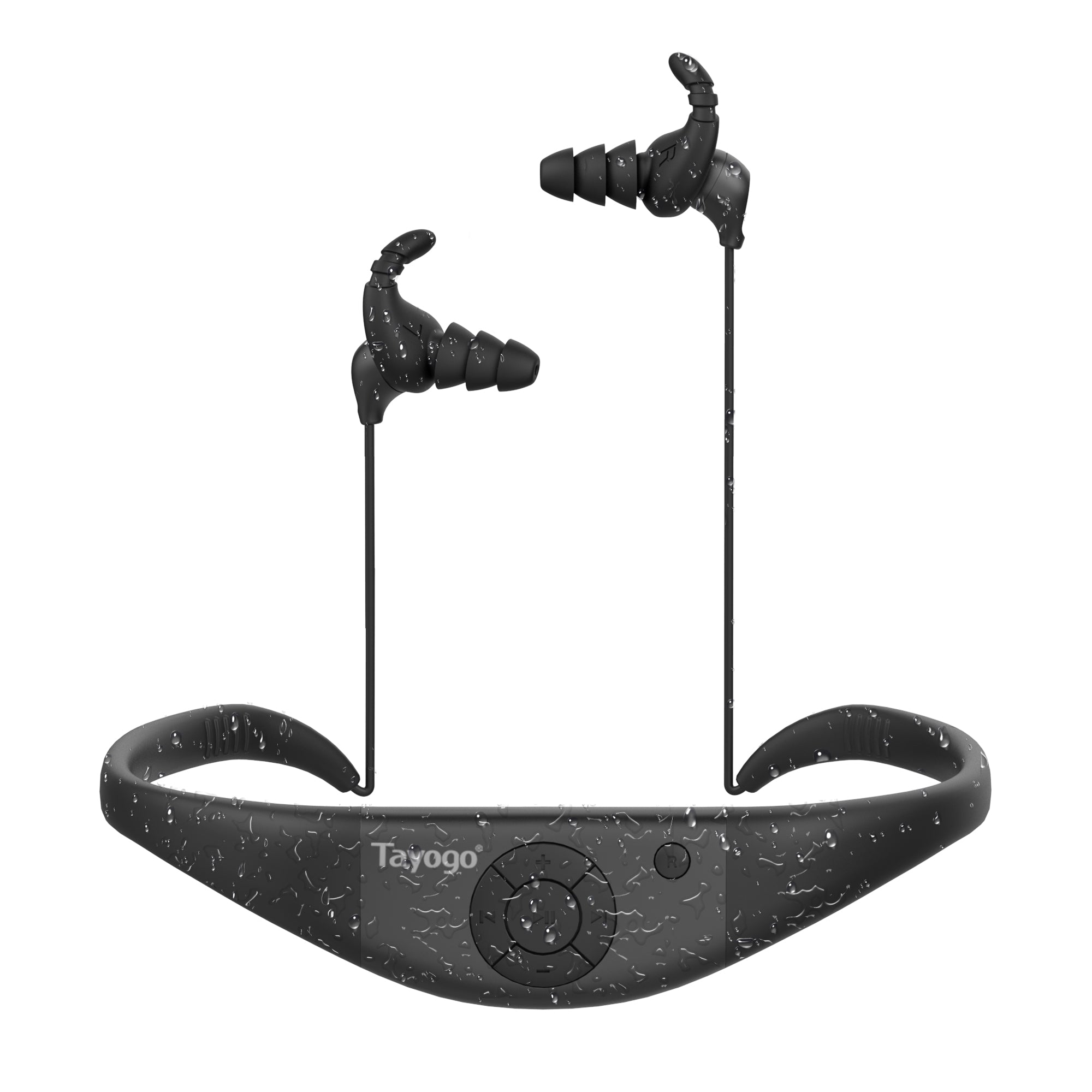 AquaSound Pro-W18 In-Ear Swimming Headphones with 32GB Memory, Bluetooth, FM, Receiving