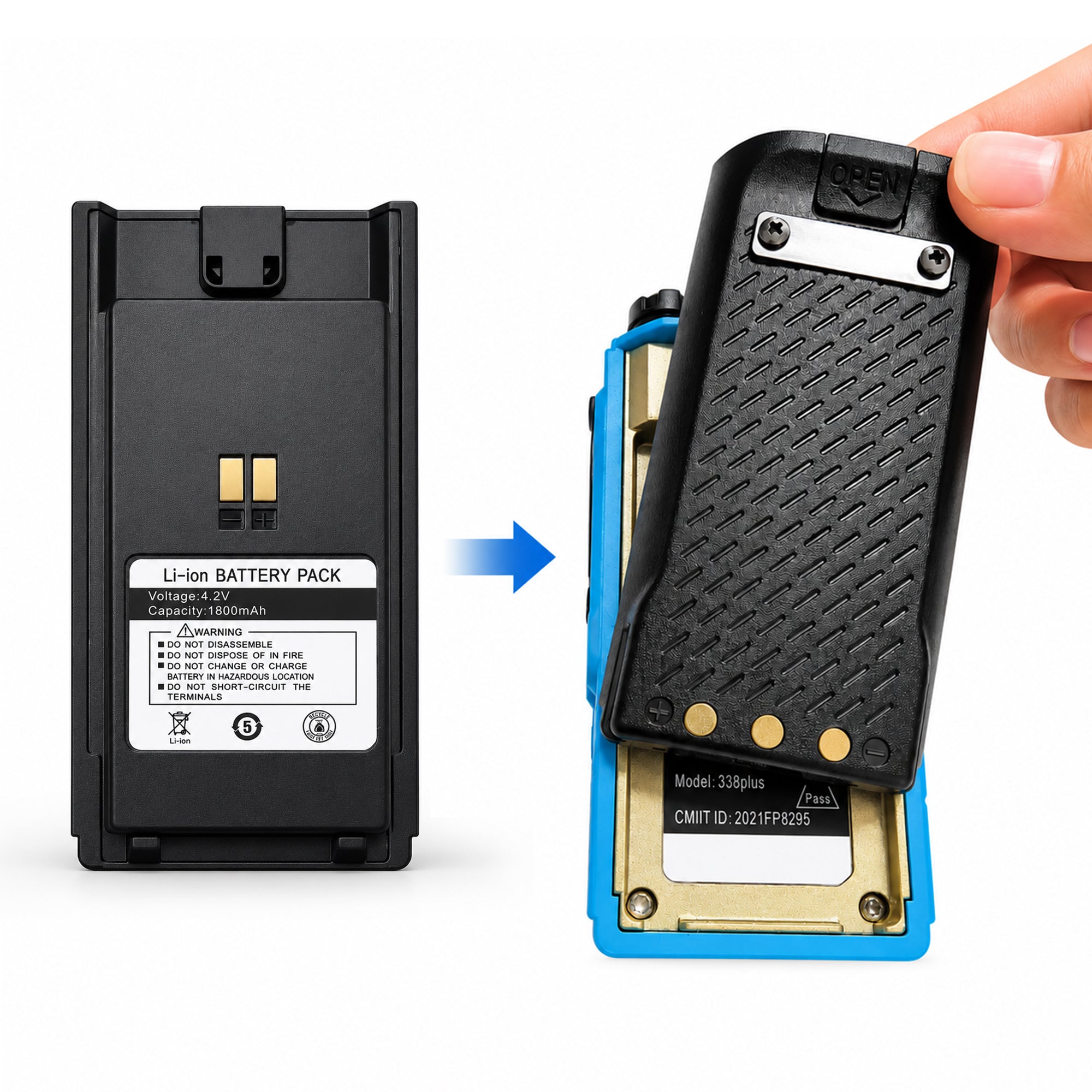 Tayogo T8 Long-Range Coaching Walkie Talkie Transmitter (for W24T Receivers)