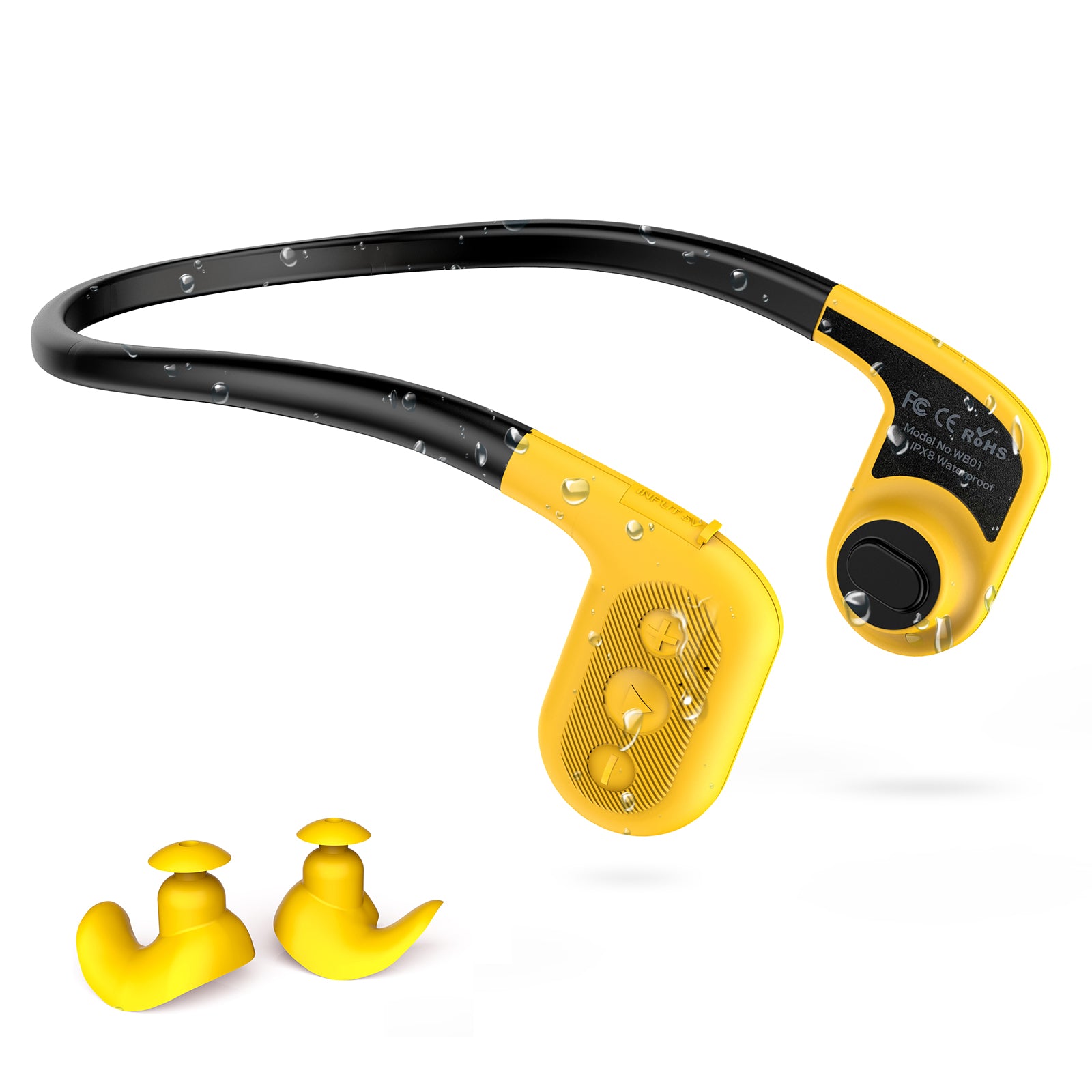 Tayogo W01 Bone Bonduction Waterproof Swimming mp3, Include FM Radio (Clearance sale items – no refunds or after-sales service.)