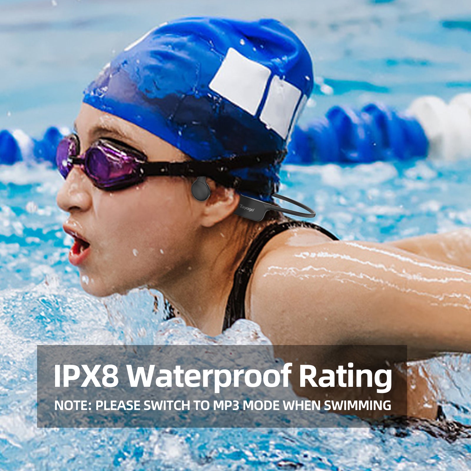 W25 Bone Conduction Headphone Bluetooth+Receiver Sport Version