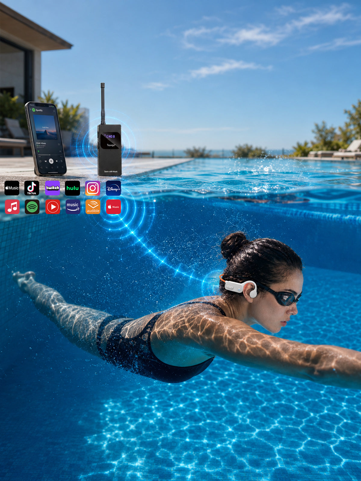 For the Coach--Tayogo T6 + W23 Swim Coach Communicator System