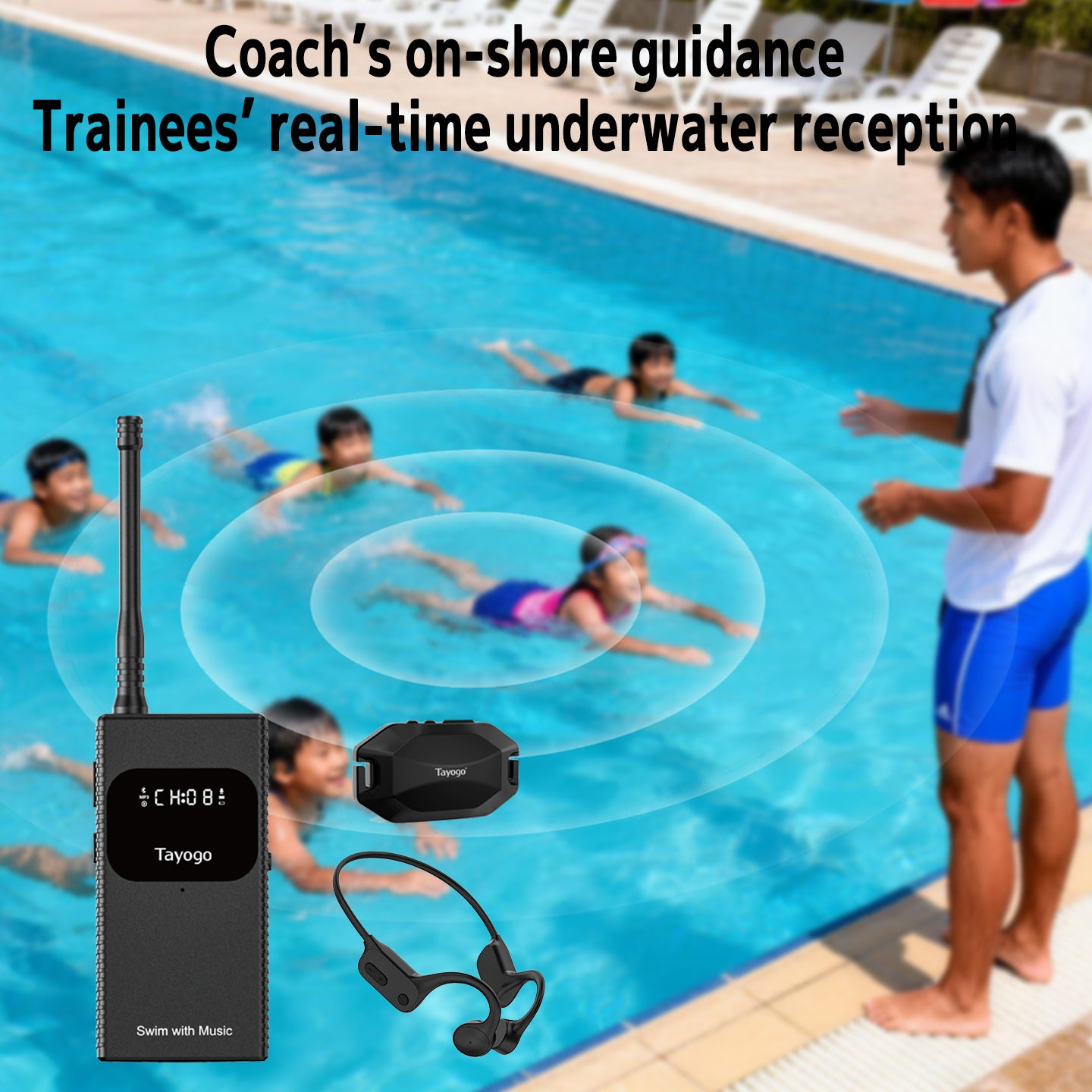 T6 Transmiter & Swimming Coach Communicator