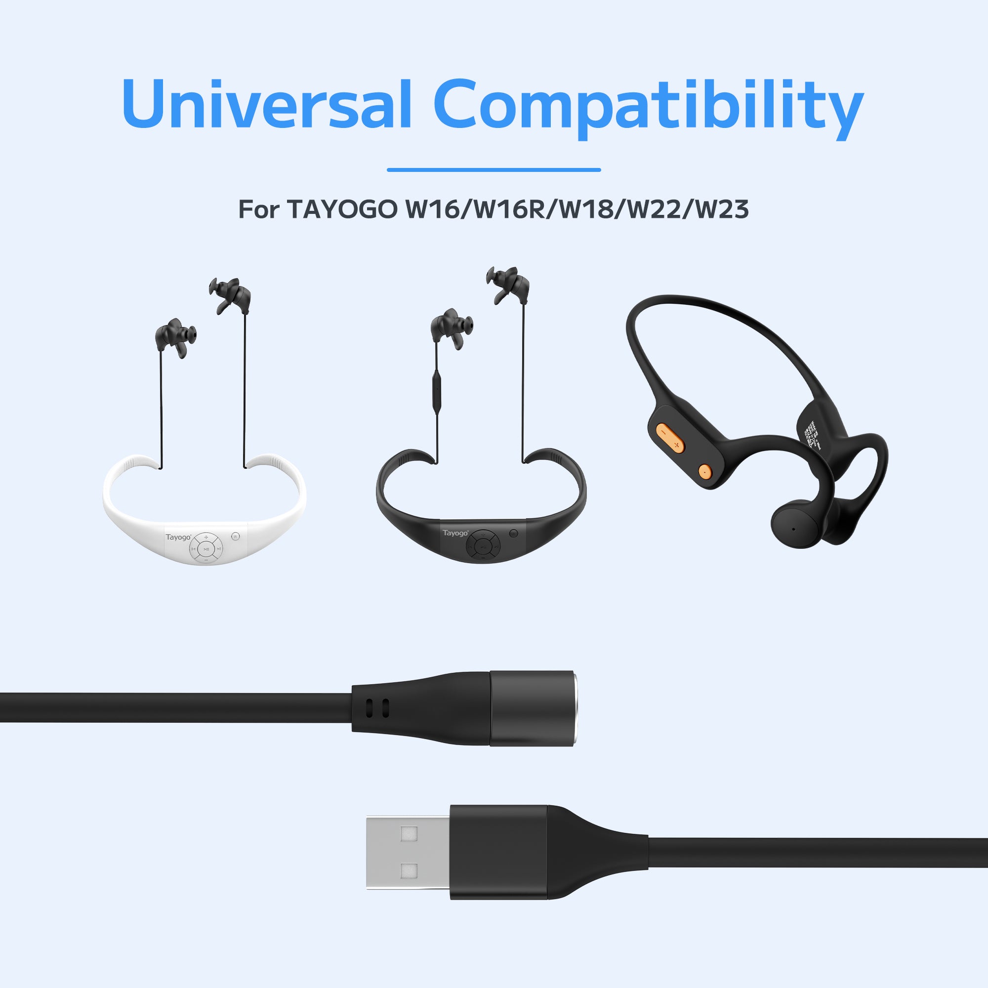 Câble de charge magnétique pour le modèle W16/W18/W22