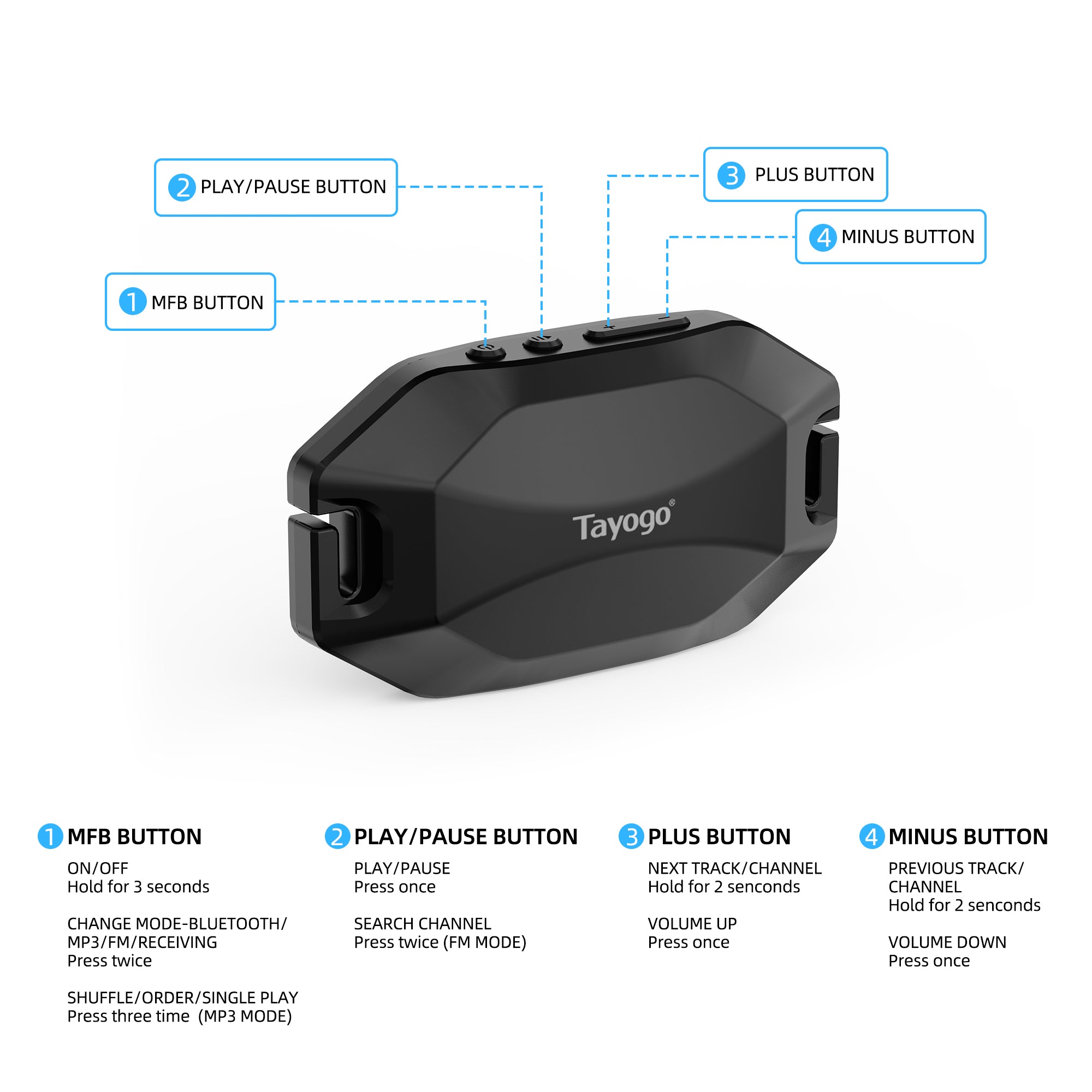 Tayogo T6 + W24 Rock Pro Stream Swimming Combo | Bone Conduction Headphones for Spotify & Audible