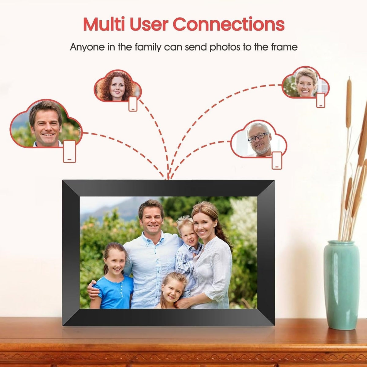 Tayogo H1 Frameo WiFi Digital Picture Frame, 10.1 Inch,1280x800 HD.