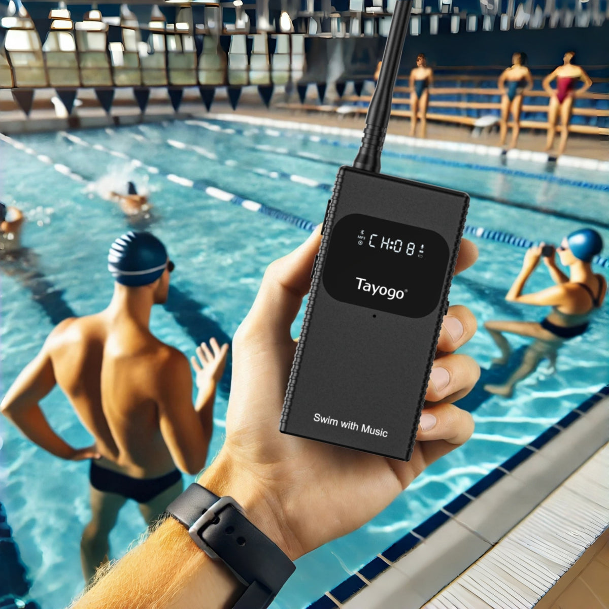 Tayogo T6 + W24 水泳コーチ用通信システム | 骨伝導コーチング