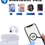 Clip-On Open Ear Headphones Wireless Bluetooth 5.3 Earbuds,Ear Clip Earbuds 80 Hours Playtime with Charging Case,IPX4 Waterproof Earphones Sport Cycling Running Work
