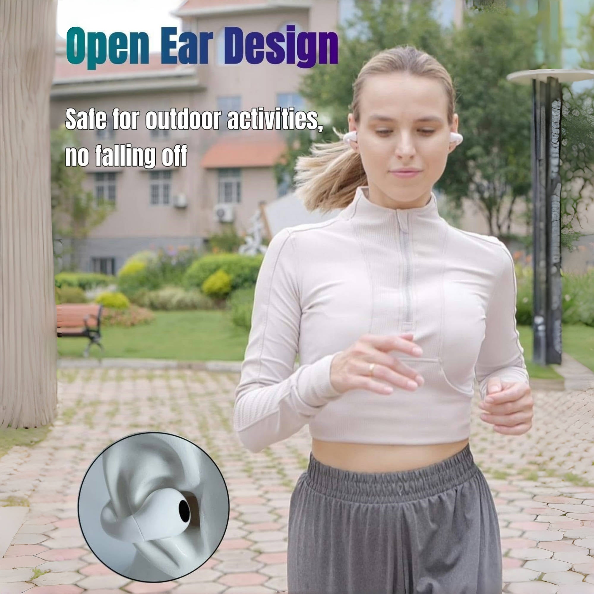 Tayogo S6 Ear Clip-On Bluetooth Open Ear Headphones