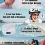 Clip-On Open Ear Headphones Wireless Bluetooth 5.3 Earbuds,Ear Clip Earbuds 80 Hours Playtime with Charging Case,IPX4 Waterproof Earphones Sport Cycling Running Work