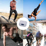 Clip-On Open Ear Headphones Wireless Bluetooth 5.3 Earbuds,Ear Clip Earbuds 80 Hours Playtime with Charging Case,IPX4 Waterproof Earphones Sport Cycling Running Work