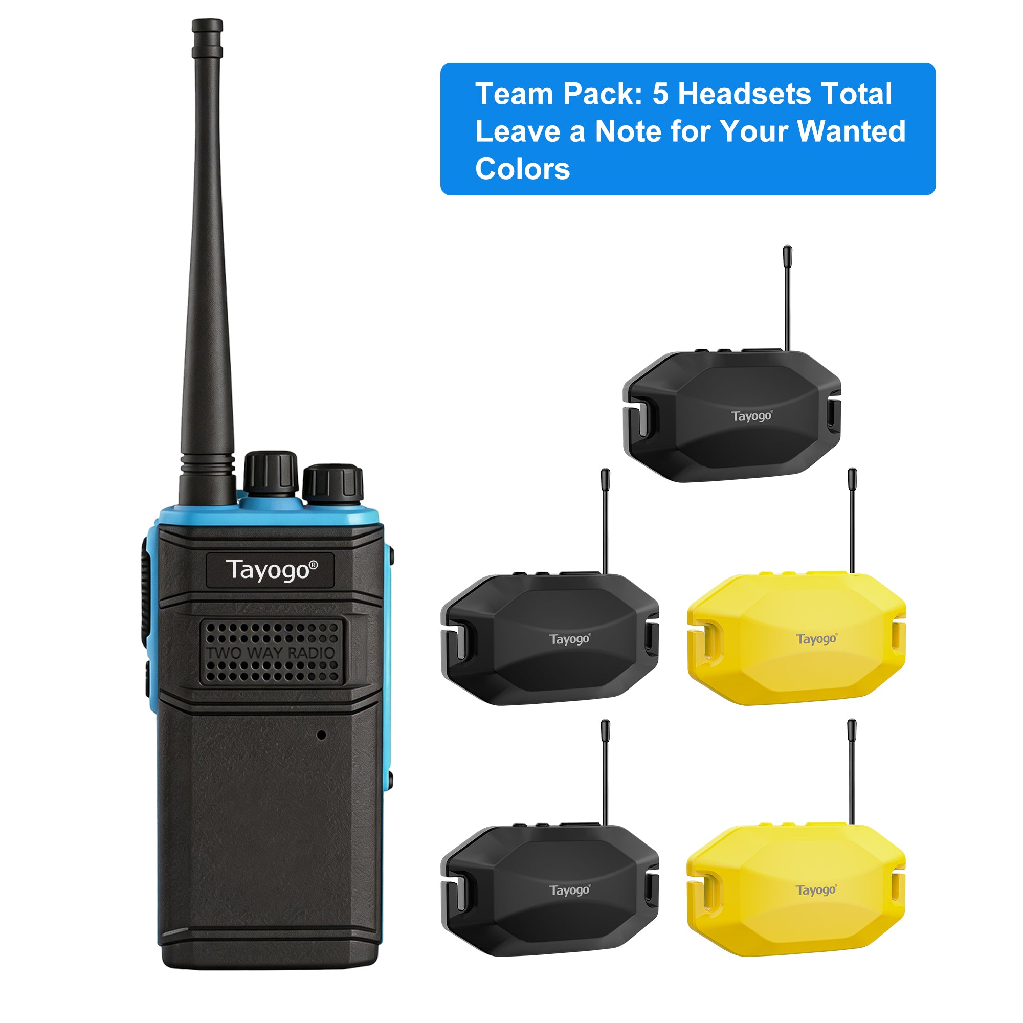 Tayogo T8 + W24T Swim Coach Communicator | Real-Time Walkie-Talkie & Bone Conduction Underwater Audio System