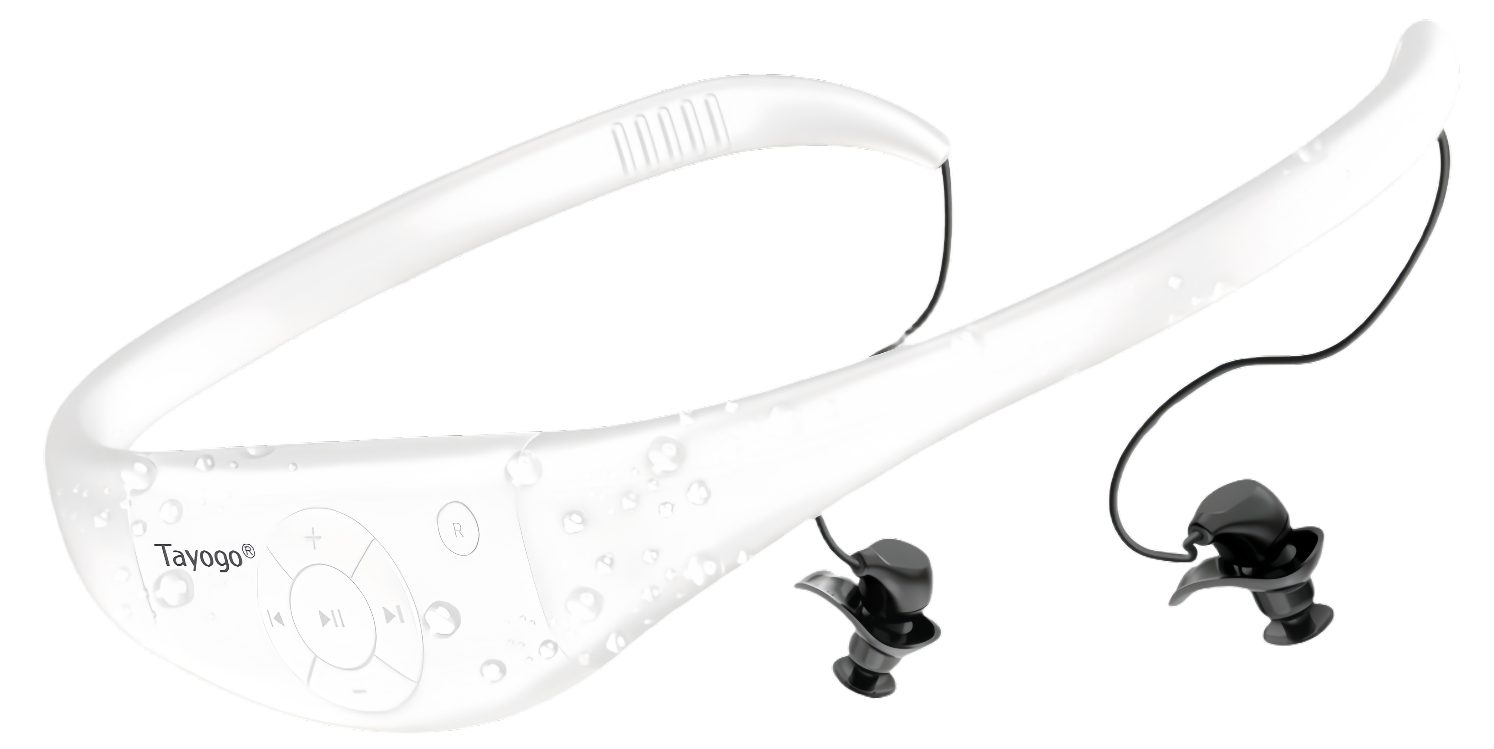 Stream Music Combo - Wireless Transmitter + Waterproof In-Ear Headphones 8GB Memory Mp3 Player & Receiver