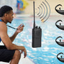 Waterproof Wireless Transmitter for Swimming Training, IPX8 Swimming Headphones Receiver