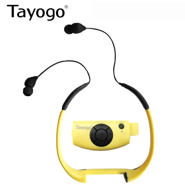 Tayogo Waterproof Headset Bone for Player W8 FM01 - waterpoof mp3 player;swimming headphone;bone conduction headphone;bone conduction bluetooth;tayogo