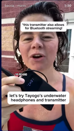 Becca Mann's review for Tayogo T6+W25 SwimCombo & Coach Communicator