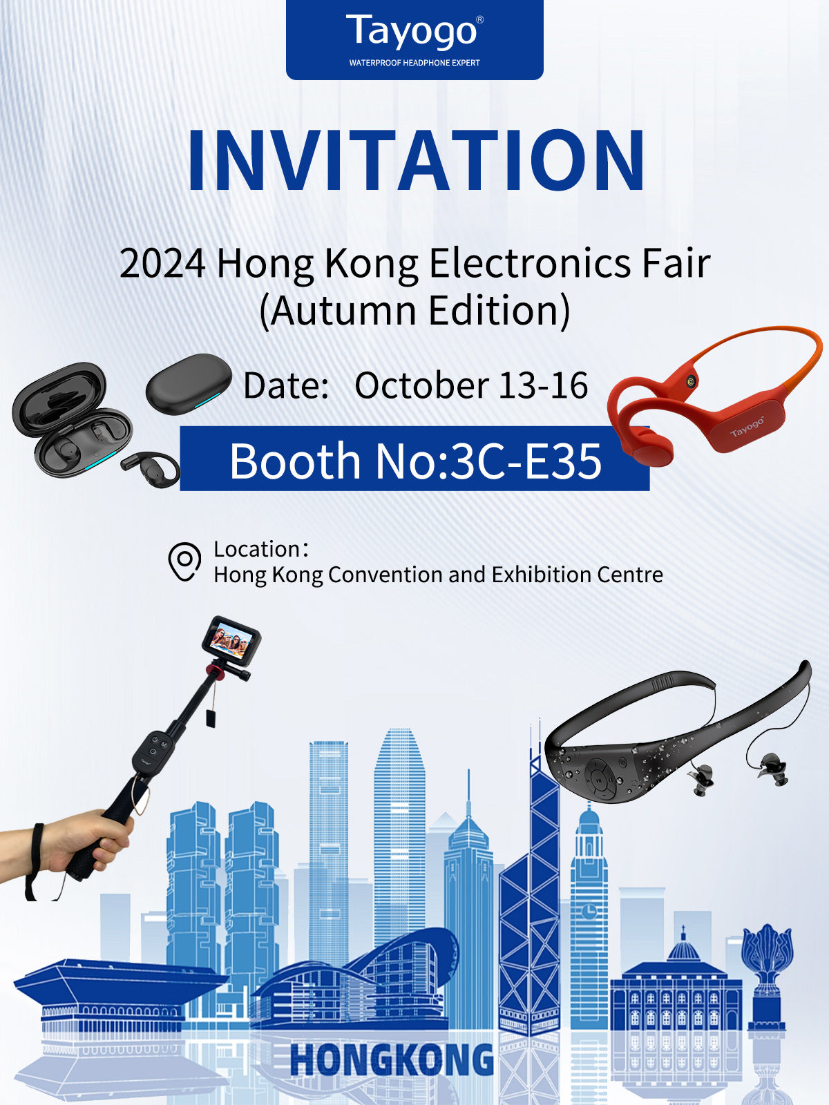 Tayogo is exhibited sucessfully in Hong Kong Electronics Fair Autumn 2024