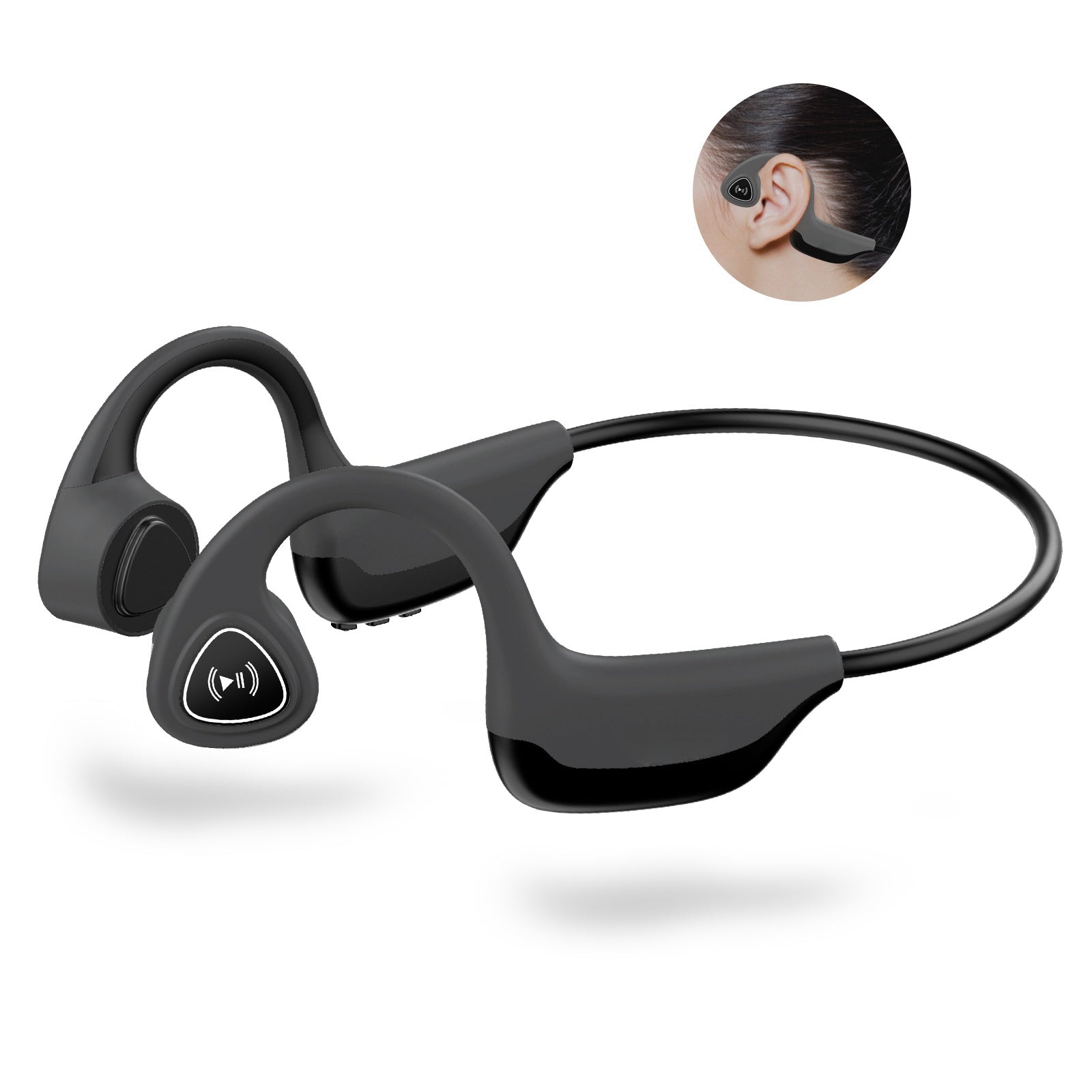 Tayogo S5 Bone Conduction Open Ear Headphones With bluetooth & 8GB Memory