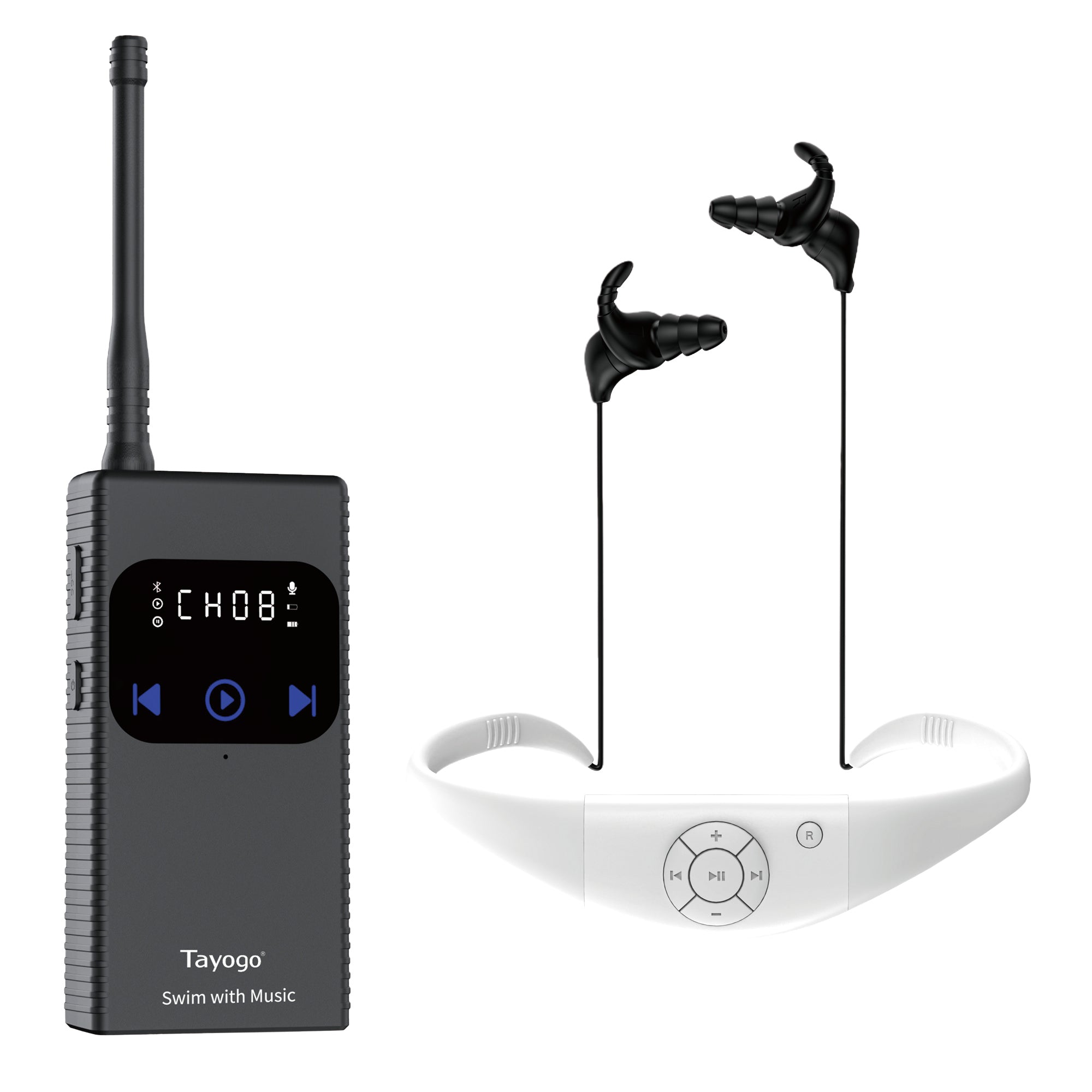 Stream Music Combo - Tayogo T6+W18 Swim Music Combo – Waterproof Swimm