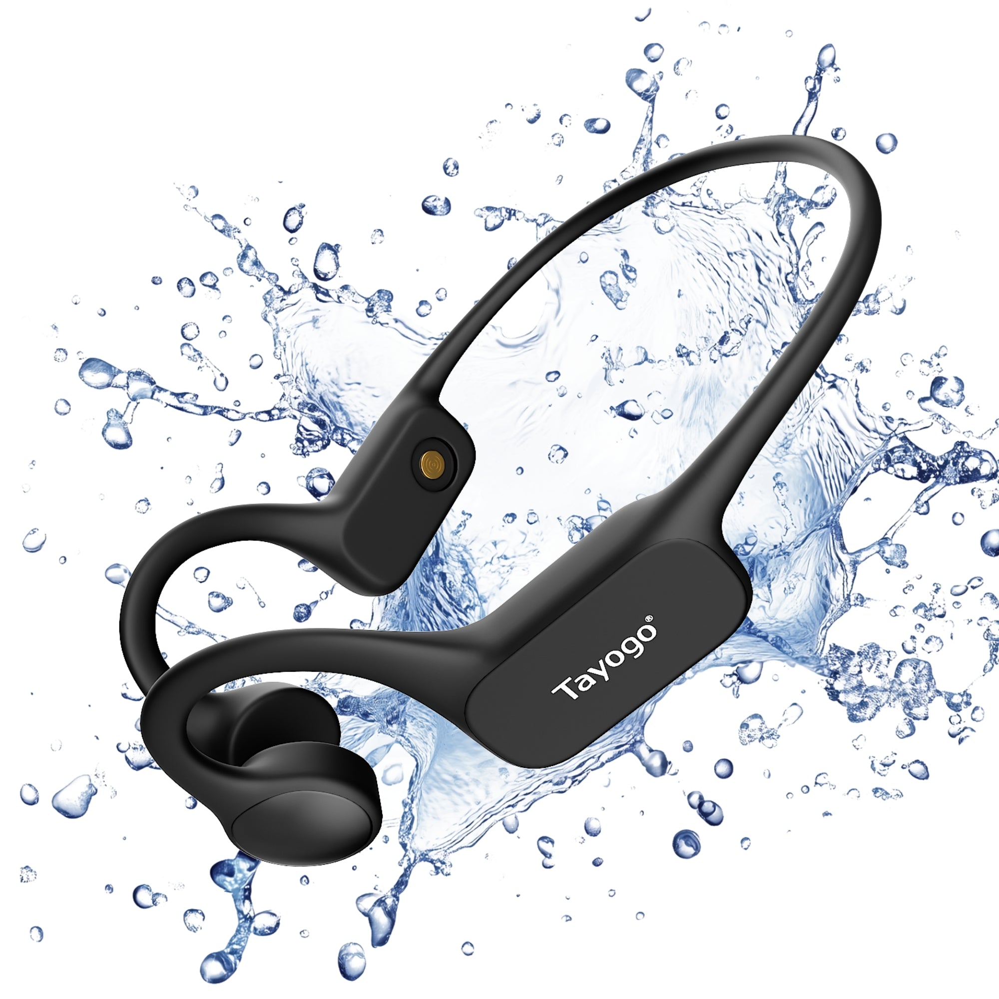 Tayogo W23 Waterproof Bluetooth Bone Conduction Headphones & Wireless Receiver