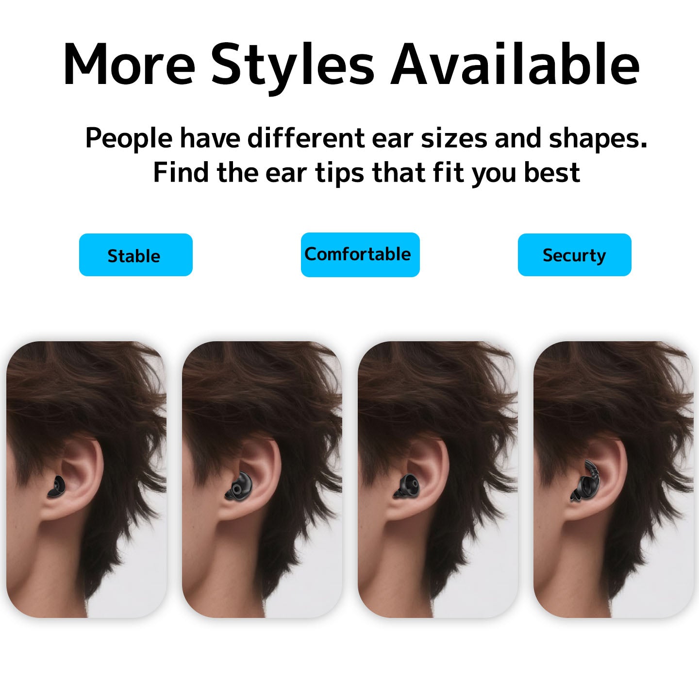 Tayogo Waterproof Silicone Swimming Earplug-suitable for In-Ear Headphones