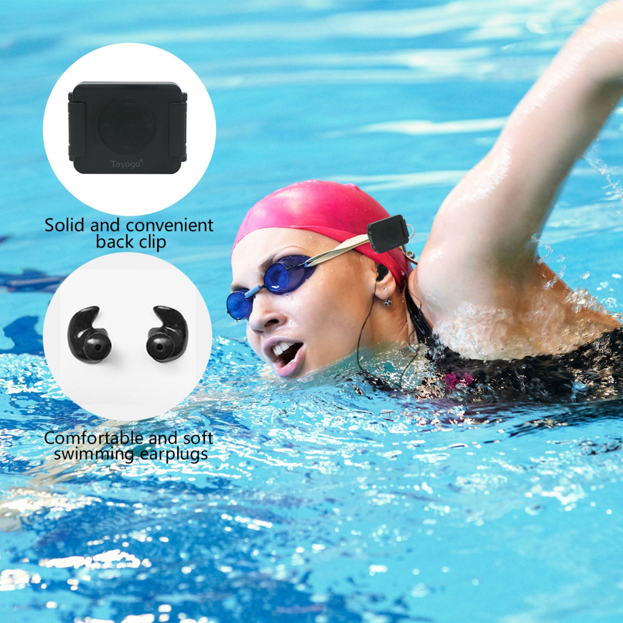 Tayogo C03 Waterproof Case for  iPod Shuffle.