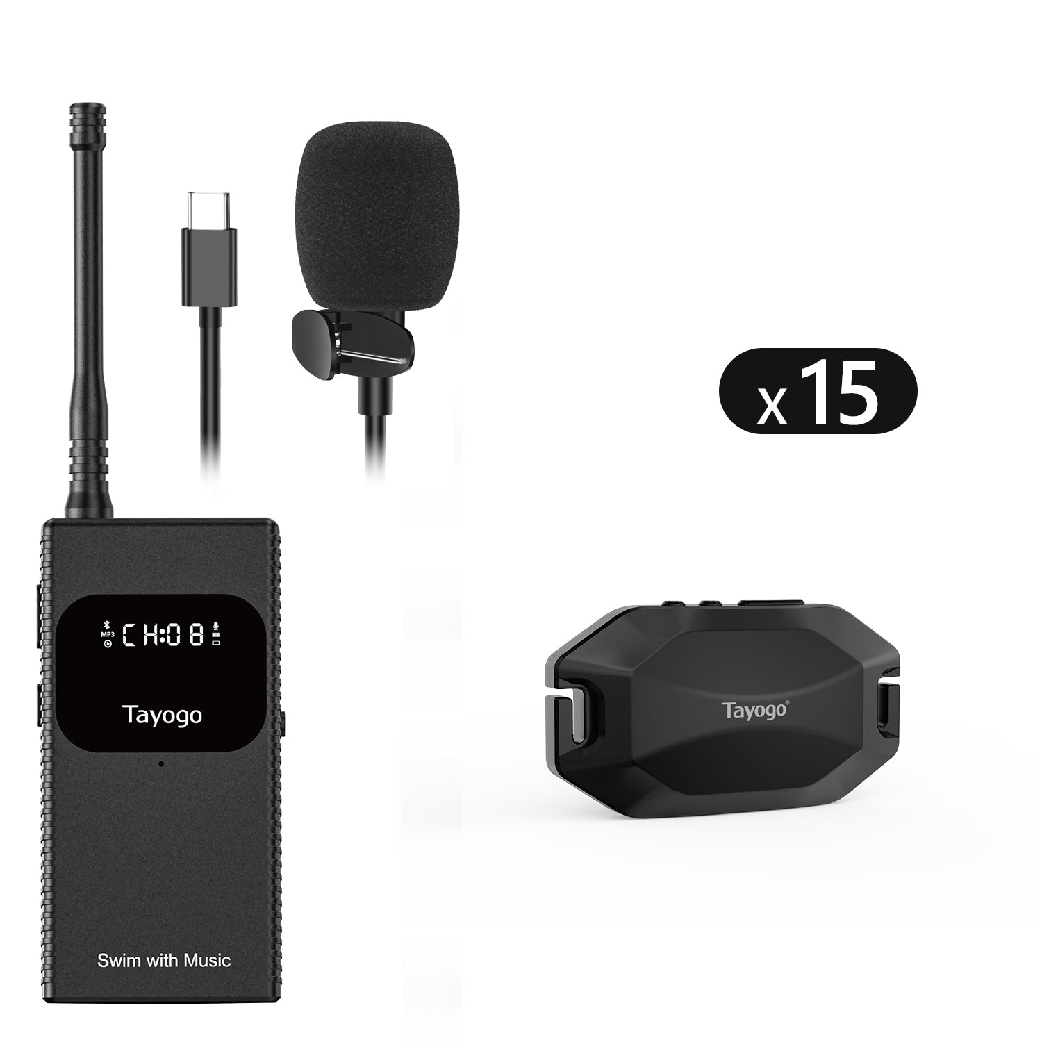 T6 + W24 Swim Coach Communication System | Tayogo
