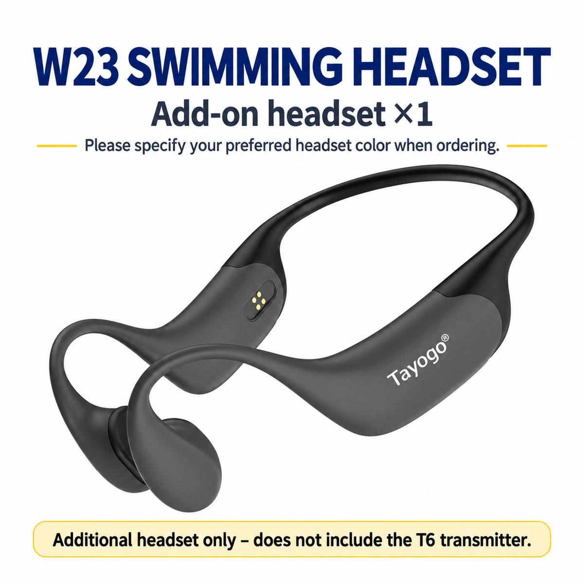 Tayogo T6 + W23 Swim Coach Communicator | Real-Time FM Coaching System