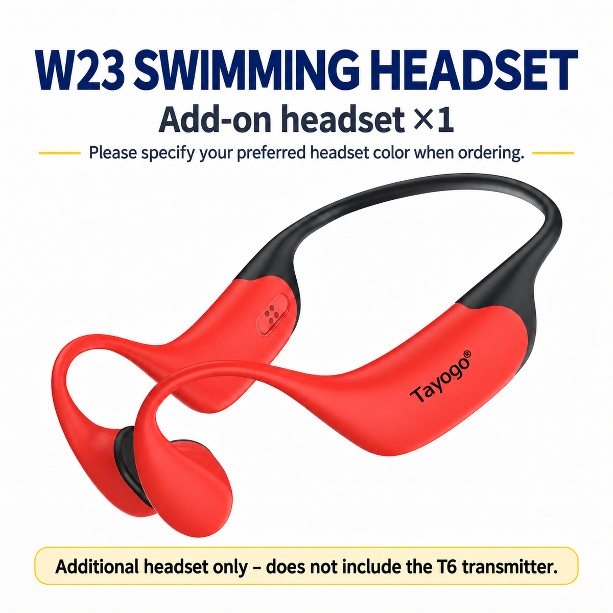 Tayogo T6 + W23 Swim Coach Communicator | Real-Time FM Coaching System