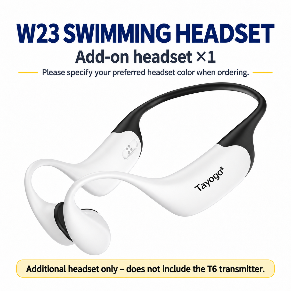 Tayogo T6 + W23 Swim Coach Communicator | Real-Time FM Coaching System