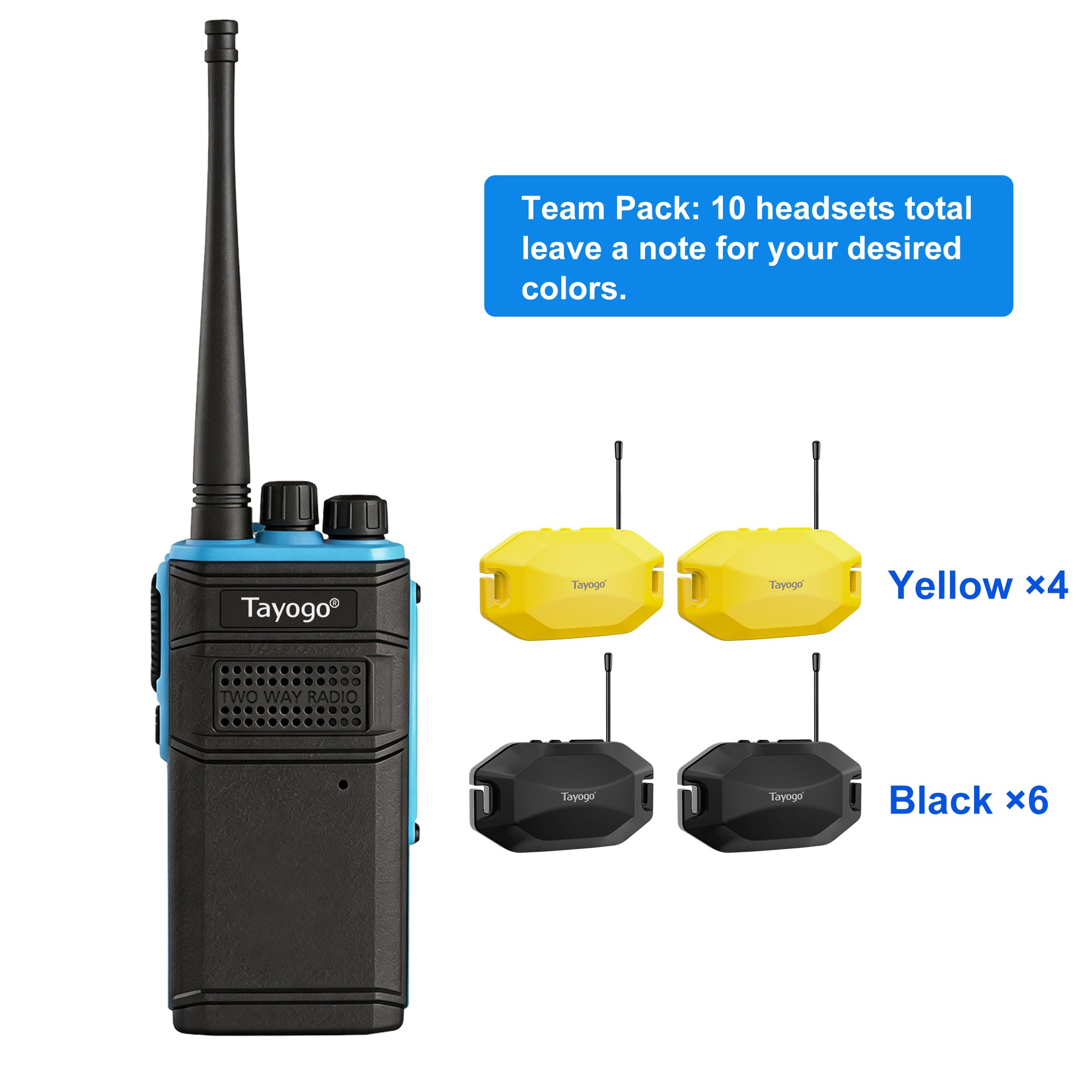 Tayogo T8 + W24T Swim Coach Communicator | Real-Time Walkie-Talkie & Bone Conduction Underwater Audio System