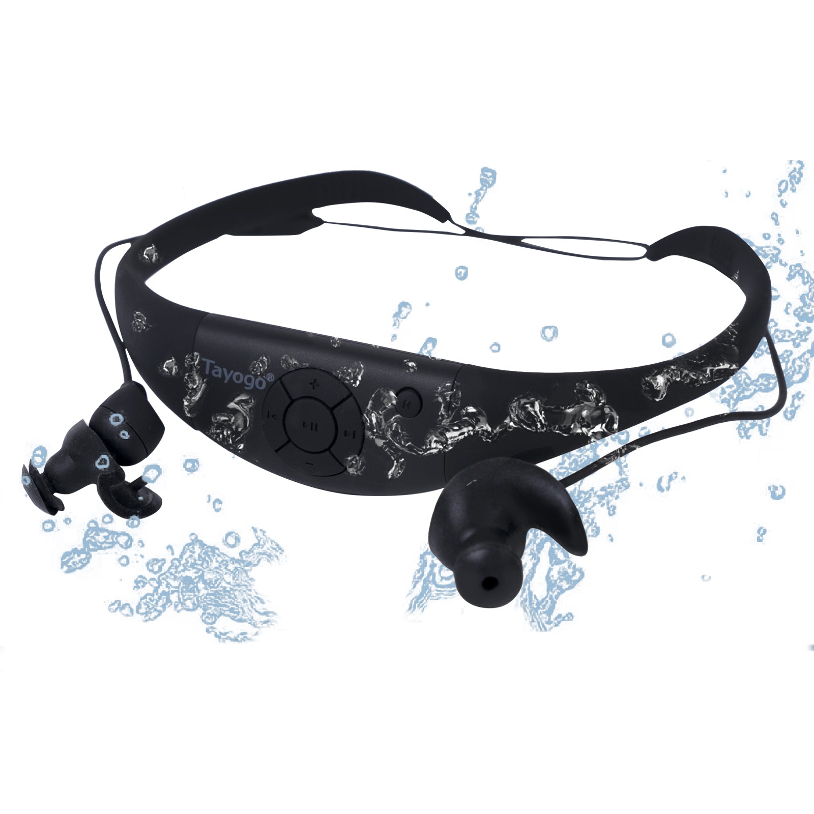 Tayogo Waterproof Bone Conduction Swimming MP3 Player,Bluetooth 5.4, 3