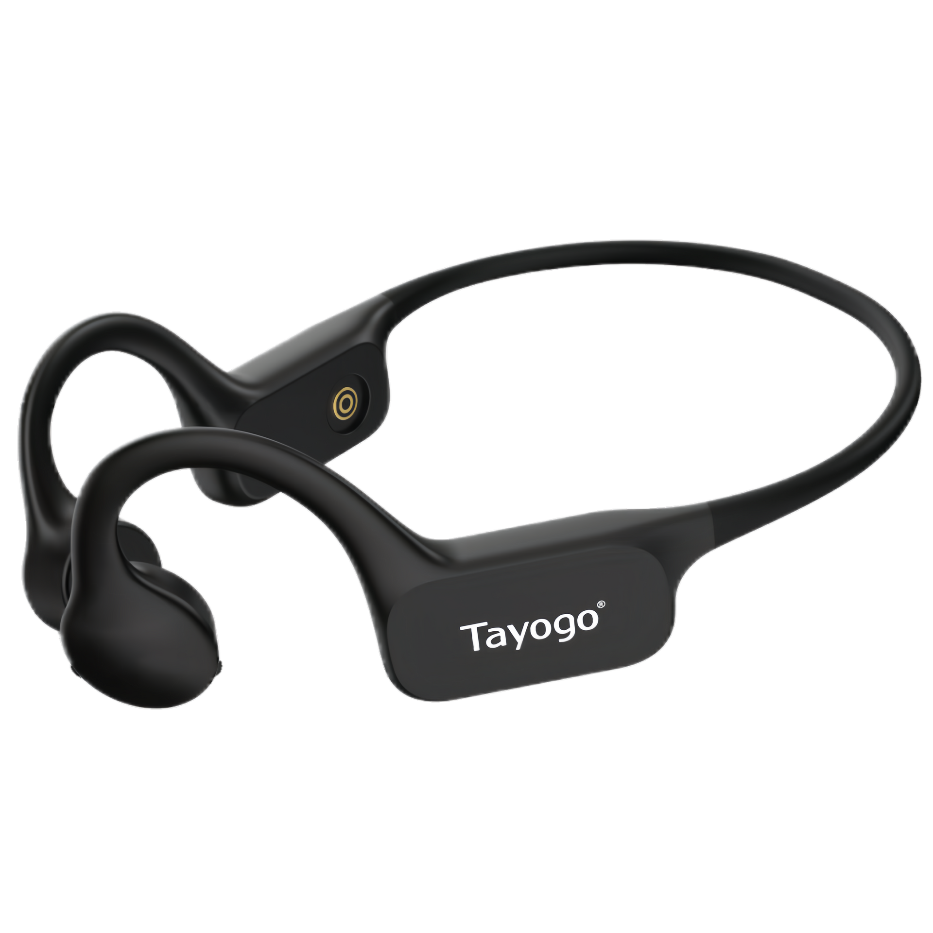 Tayogo Waterproof Bone Conduction Swimming MP3 Player,Bluetooth 5.4, 32GB  Memory -W22 - black