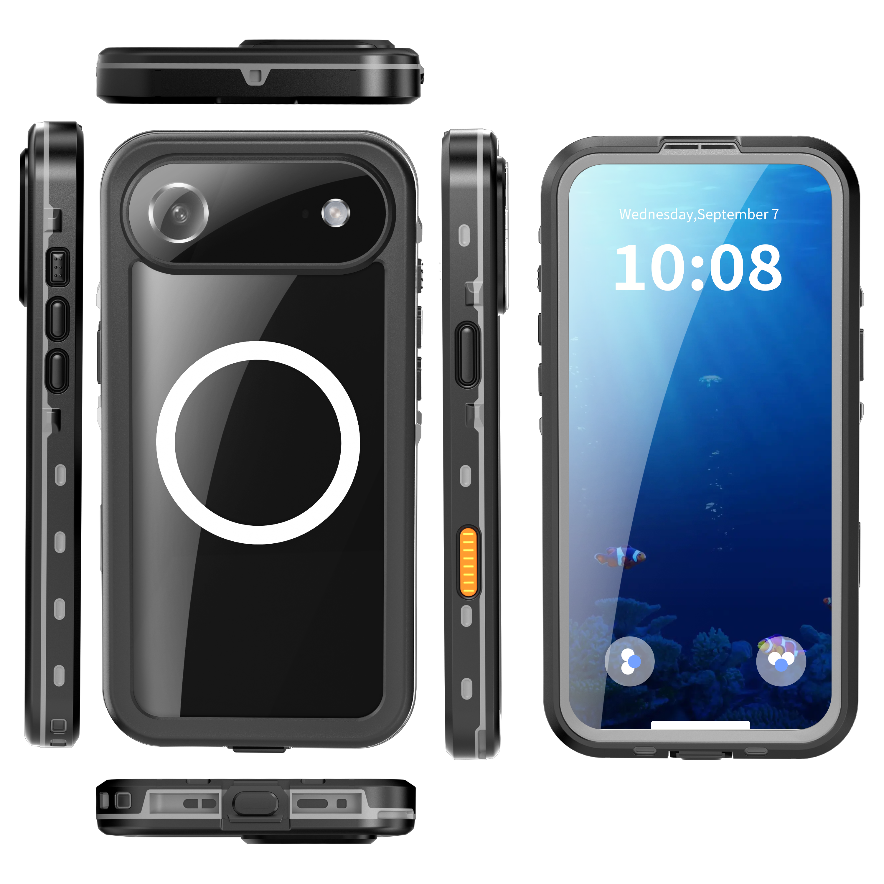 Tayogo IP68 Waterproof Magnetic Full Body Protective Case For iPhone