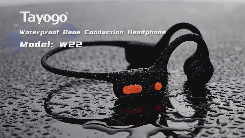 W22 Waterproof bone conduction headphone