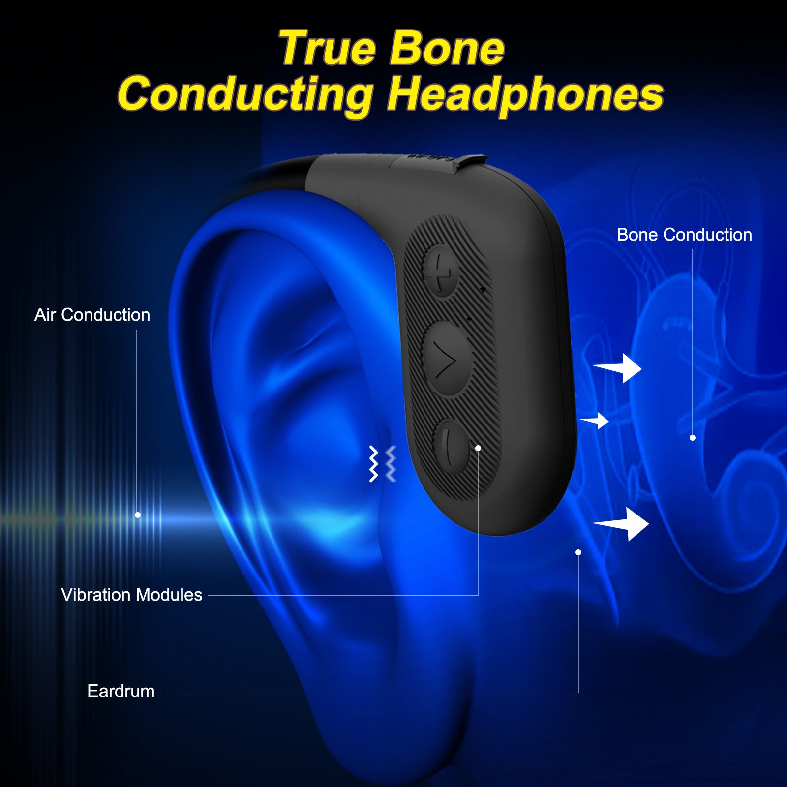 Bone Bonduction Waterproof Swimming mp3, Include FM Radio-W01